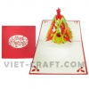 Pop up 3D greeting card